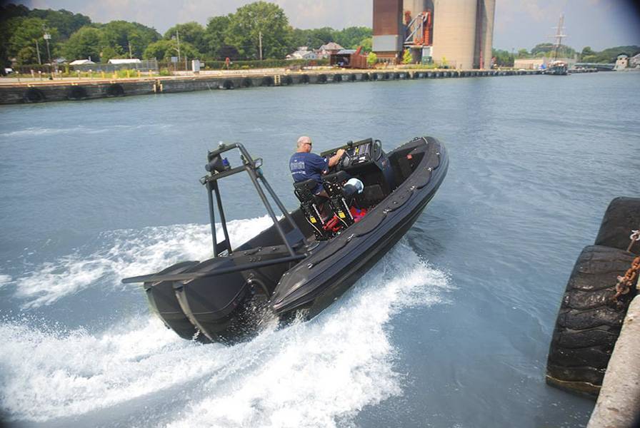 rhib on the water